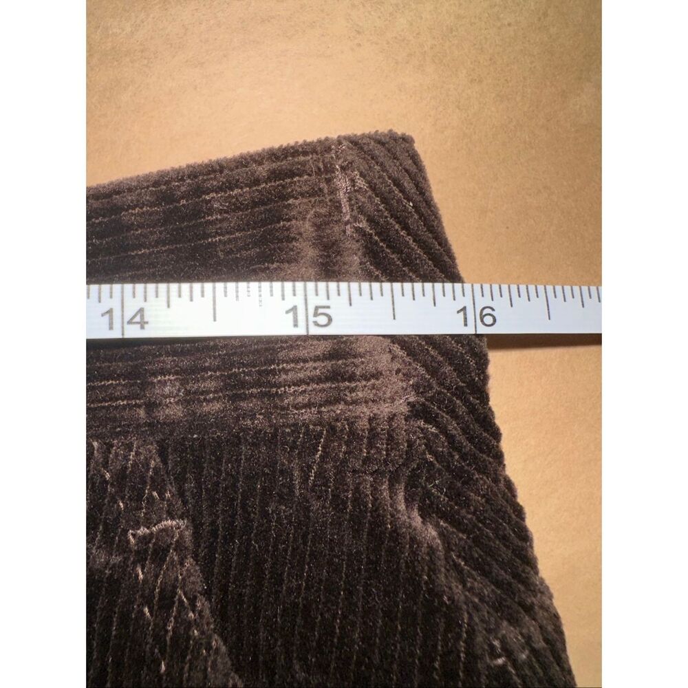 Uniqlo x Comptoir des Cotonniers Size L Corduroy Mini Skirt Brown A-Line - Picture 8 of 9